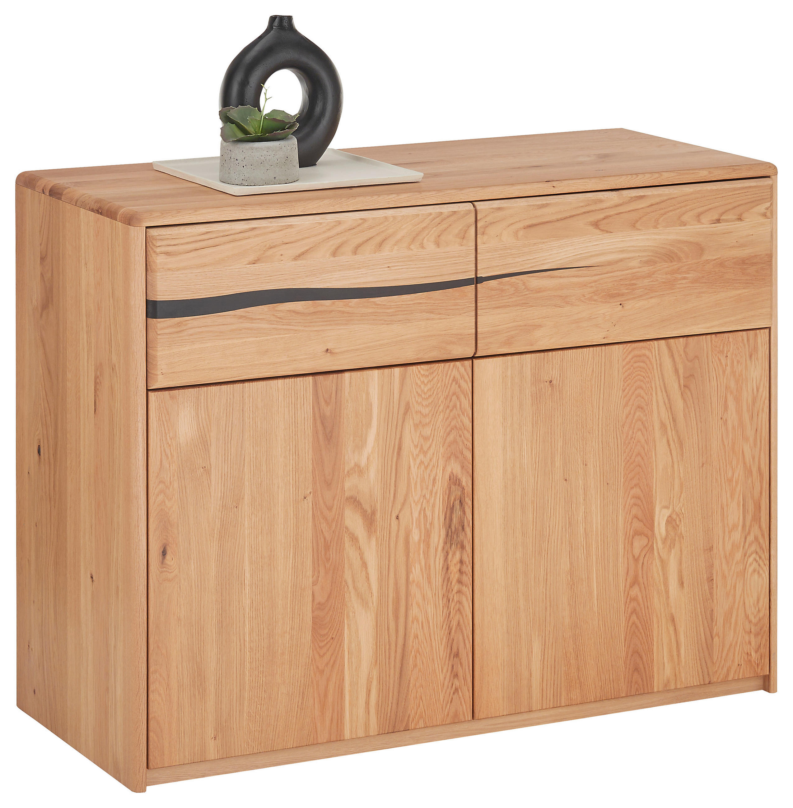KOMMODE , 105/80/45 cm, 1 Schublade(n)  - Wildeiche, Natur, Holz (105/80/45cm) - Valnatura