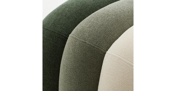 HOCKERBANK 121,5/46,5/46,5 cm Samt Grün, Hellgrün, Beige  - Beige/Hellgrün, Design, Textil (121,5/46,5/46,5cm) - Xora