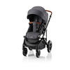 KINDERWAGEN  Smile 5Z  MIDNIGHT GREY  - Dunkelgrau/Schwarz, Basics, Textil/Metall (57/112/97,7cm) - Britax Römer