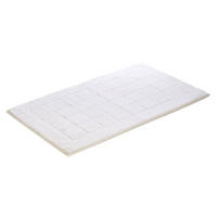 KUPATILSKA PROSTIRKA EXCLUSIVE  bela 67/120 cm  - bela, Konvencionalno, tekstil/plastika (67/120cm) - Vossen