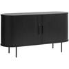 SIDEBOARD Schwarz  140/76/45 cm  - Schwarz, Trend, Holz/Holzwerkstoff (140/76/45cm) - Xora