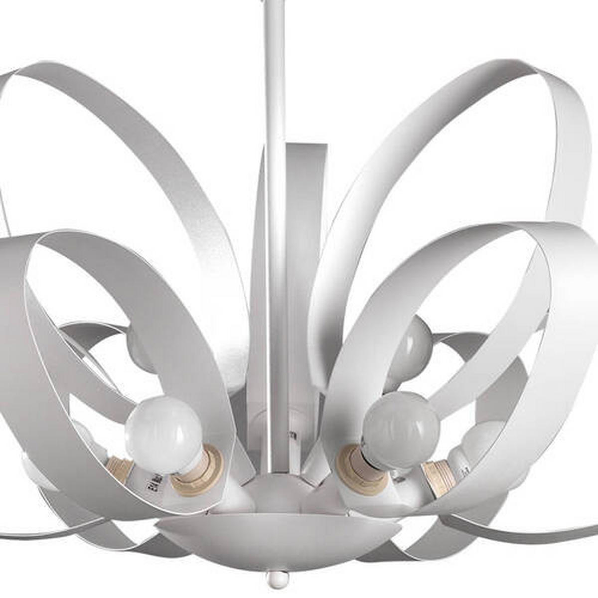 LUSTER, 75/115 cm  - biela, Design, kov (75/115cm)