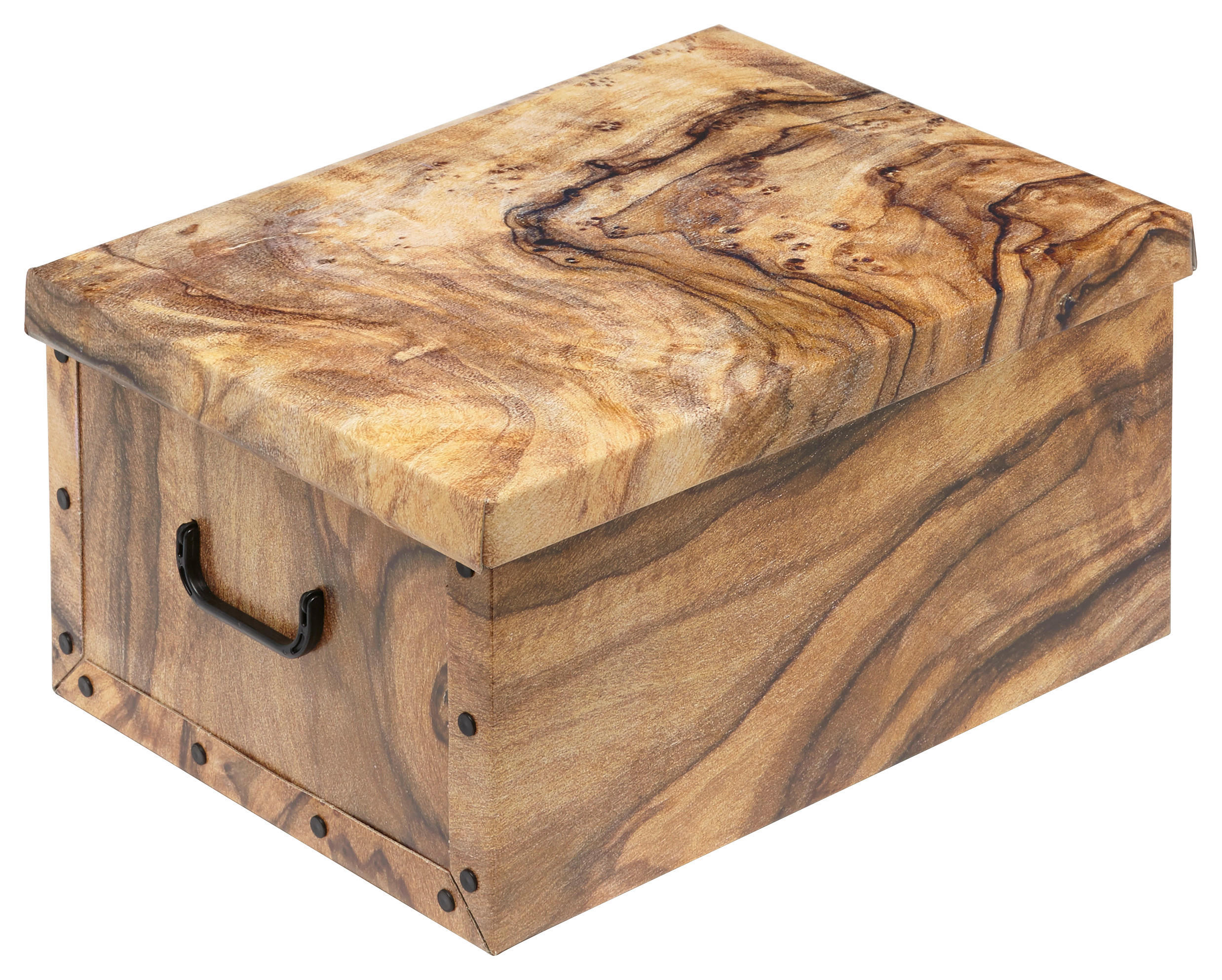 Aufbewahrungsbox Marie Mit Deckel Kunststoff 50x40x25 Cm