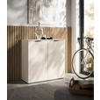 KOMMODE  in 90/90/40 cm  - Kaschmir/Schwarz, Basics, Holzwerkstoff/Kunststoff (90/90/40cm) - Carryhome