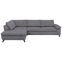 HÖRNSOFFA i manchester, velour antracit  - svart/antracit, Design, metall/textil (197/291cm) - Beldomo Style