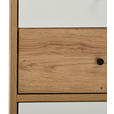 SIDEBOARD  in 120/80/40 cm  - Eichefarben/Schwarz, Design, Holzwerkstoff/Metall (120/80/40cm) - Carryhome