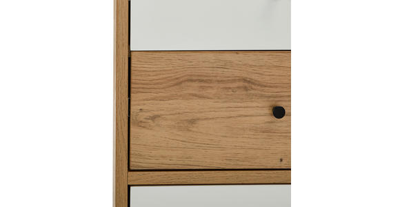 SIDEBOARD  in 120/80/40 cm  - Eichefarben/Schwarz, Design, Holzwerkstoff/Metall (120/80/40cm) - Carryhome