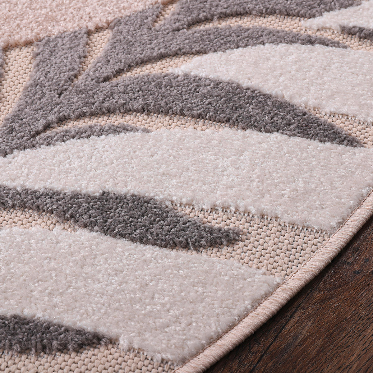 OUTDOORTEPPICH 200 cm Floral Beige  - Beige, LIFESTYLE, Kunststoff/Textil (200cm) - Novel