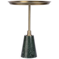 BEISTELLTISCH Metall 38/38/51 cm  - Goldfarben/Schwarz, Design, Stein/Metall (38/38/51cm) - Kayoom