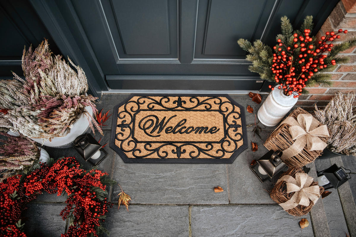 KOKOSMATTE 45/75 cm Mix Mats  - Hellbraun/Schwarz, Basics, Naturmaterialien/Kunststoff (45/75cm) - Hanse Home