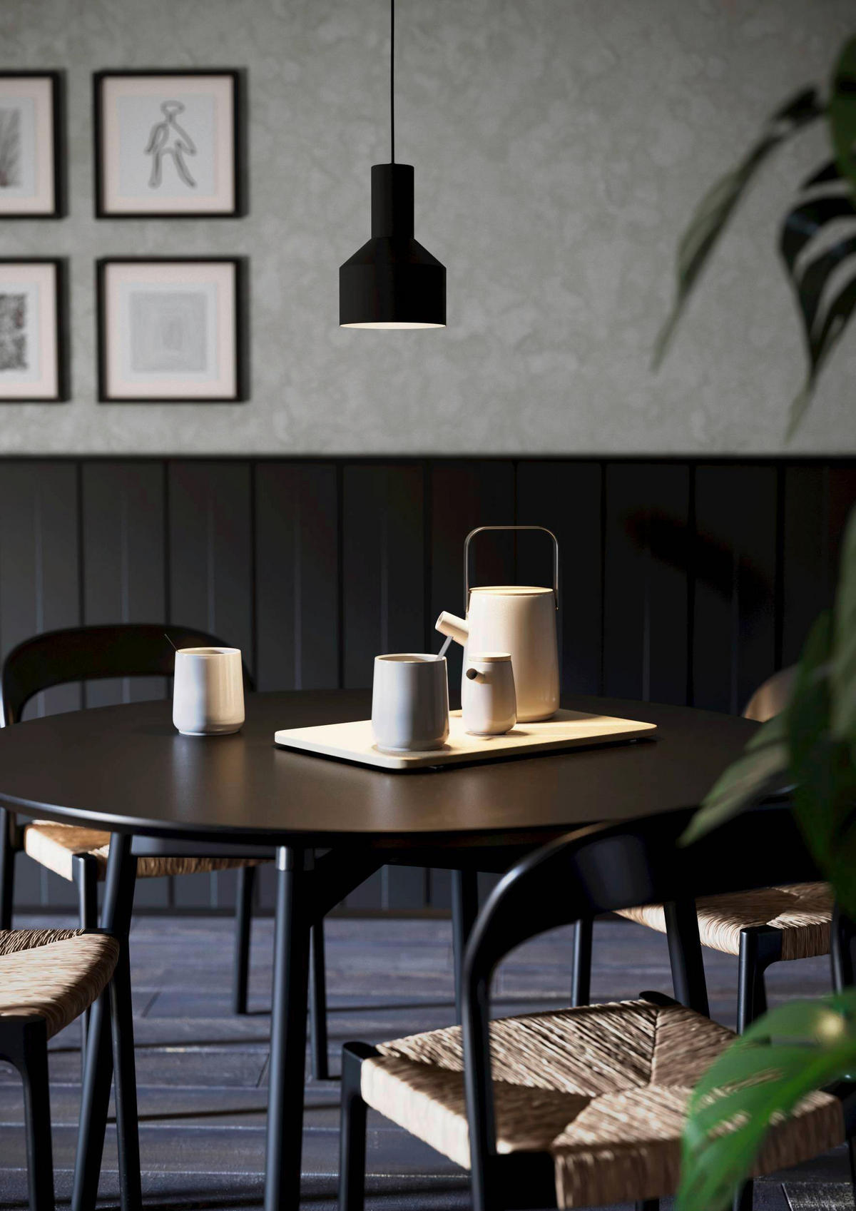 HÄNGLAMPA Casibare 15/110 cm  - svart, Design, metall (15/110cm) - Eglo