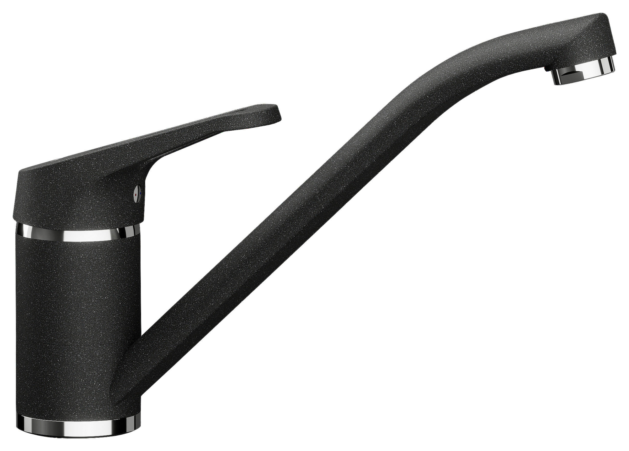 KÜCHENARMATUR 525001GON  - Graphitfarben, Basics, Stein/Metall (4,9/16,5/22,5cm) - Schock