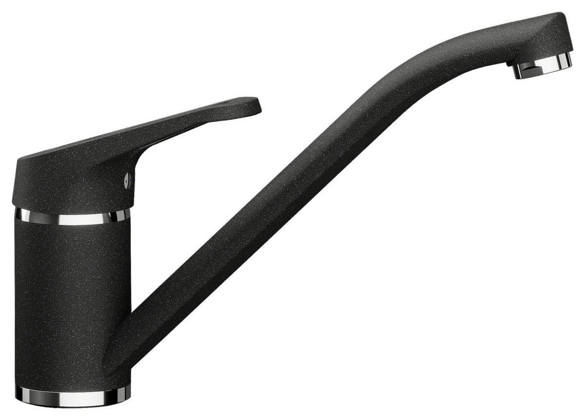 KÜCHENARMATUR 525001GON  - Graphitfarben, Basics, Stein/Metall (4,9/16,5/22,5cm) - Schock