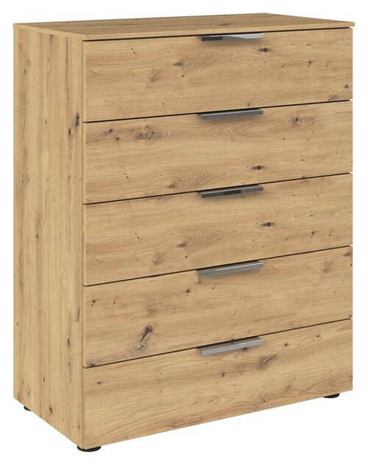 KOMÓD 80/100/42 cm  - króm/fekete, Modern, műanyag/faalapú anyag (80/100/42cm) - Rauch Möbel