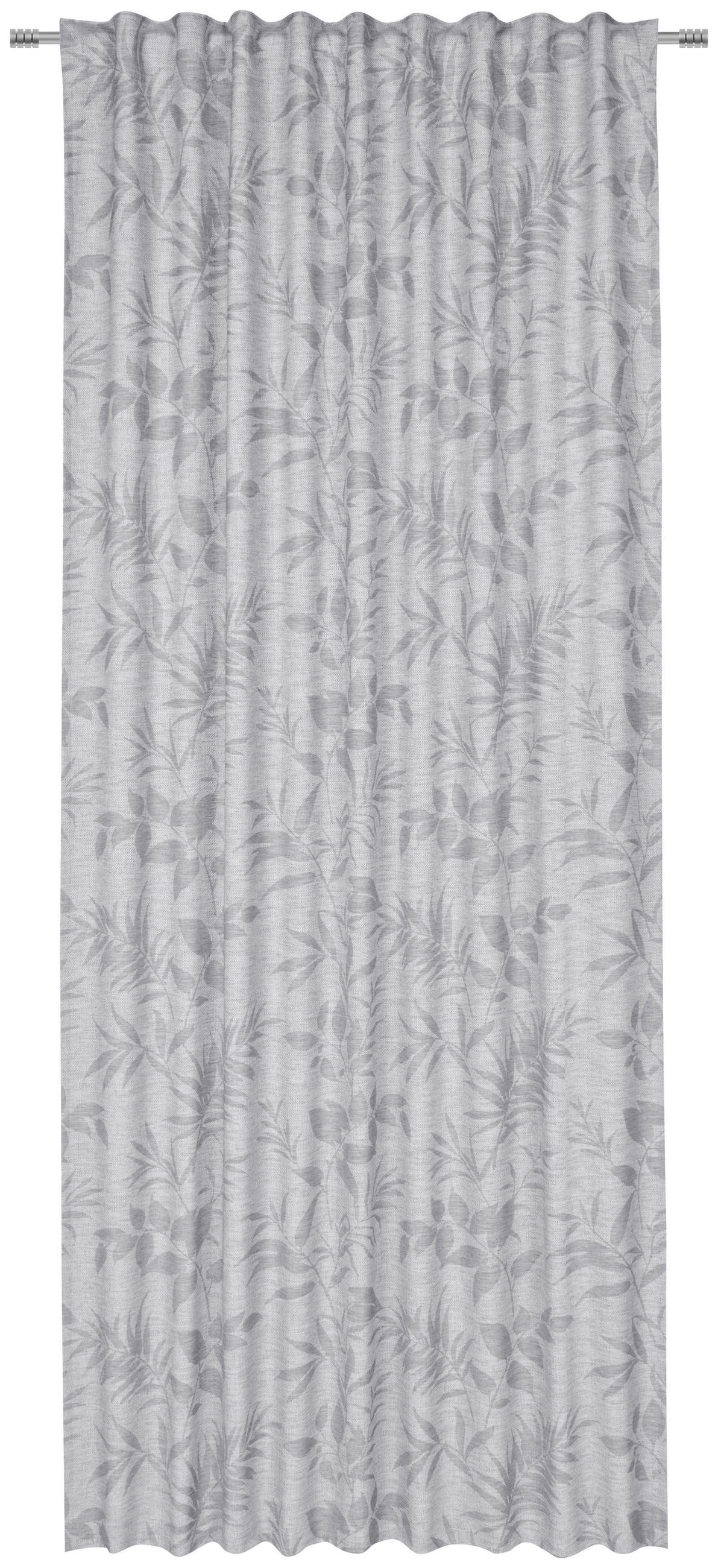 KÉSZFÜGGÖNY részben fényzáró  - szürke, Konventionell, textil (140/245cm) - Esposa