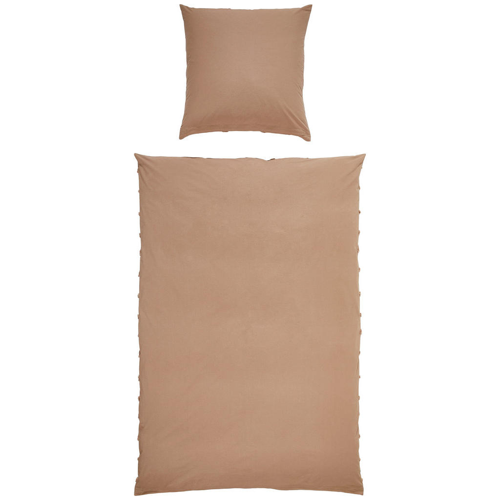 Thumbnail - Ambiente Bettwäsche, Braun, Textil, Abstraktes, 135x200 cm, Oeko-Tex® Standard 100, pflegeleicht, Schlaftextilien, Bettw...