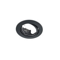 EINBAUSPOT JURA 8,3/7,0 cm   - Schwarz, KONVENTIONELL, Metall (8,3/7,0cm) - Trio Leuchten