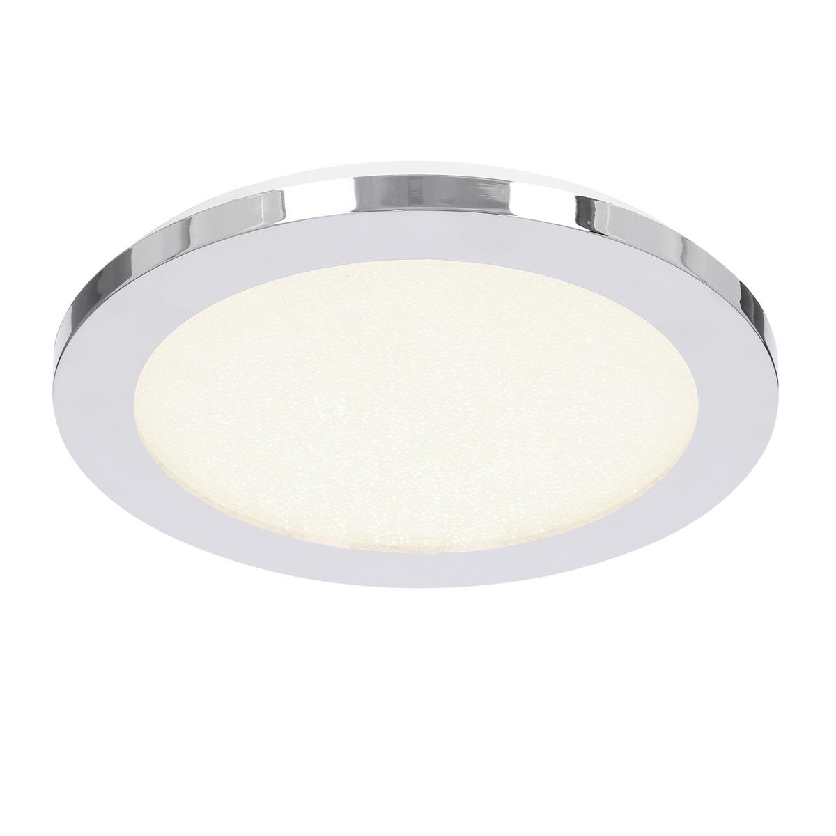 LED-DECKENLEUCHTE 22.5/22.5/2.7 cm   - Chromfarben, KONVENTIONELL, Kunststoff (22.5/22.5/2.7cm)