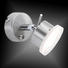 WANDLEUCHTE - Nickelfarben, Design, Metall (11/6/6cm) - Novel