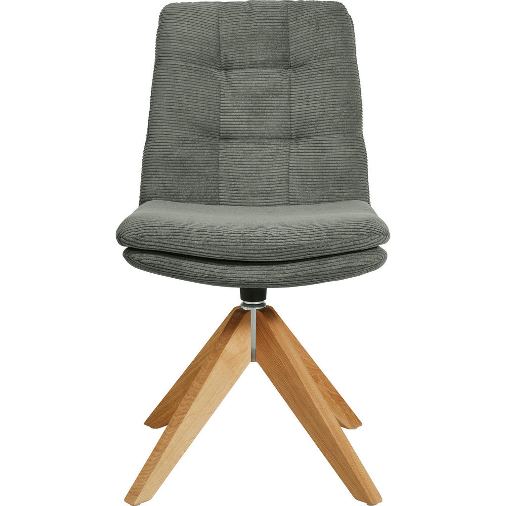 Thumbnail - Johann Jakob Stuhl, Olivgrün, Textil, Eiche, Drehkreuz, 50x90x69 cm, Blauer Engel, Goldenes M, Dgm, Oeko-Tex® Standard 1...