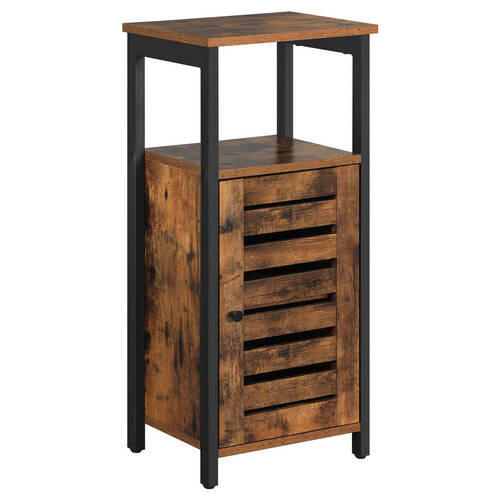 KOMMODE Braun, Schwarz  37/81/30 cm  - Schwarz/Braun, Trend, Holzwerkstoff/Metall (37/81/30cm) - Boxxx