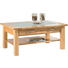 COUCHTISCH Kernbuche vollmassiv rechteckig Buchefarben - Buchefarben, Design, Glas/Holz (110/45/70cm) - LINEA NATURA