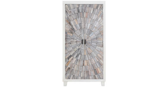 HIGHBOARD in 89/178/40 cm - Weiß, Design, Holz/Holzwerkstoff (89/178/40cm) - Ambia Home