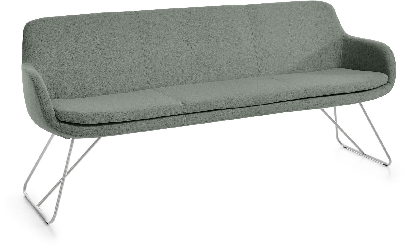 Musterring Sitzbank Tavia Pastellgrün, Pastellblau 180x87x65 cm