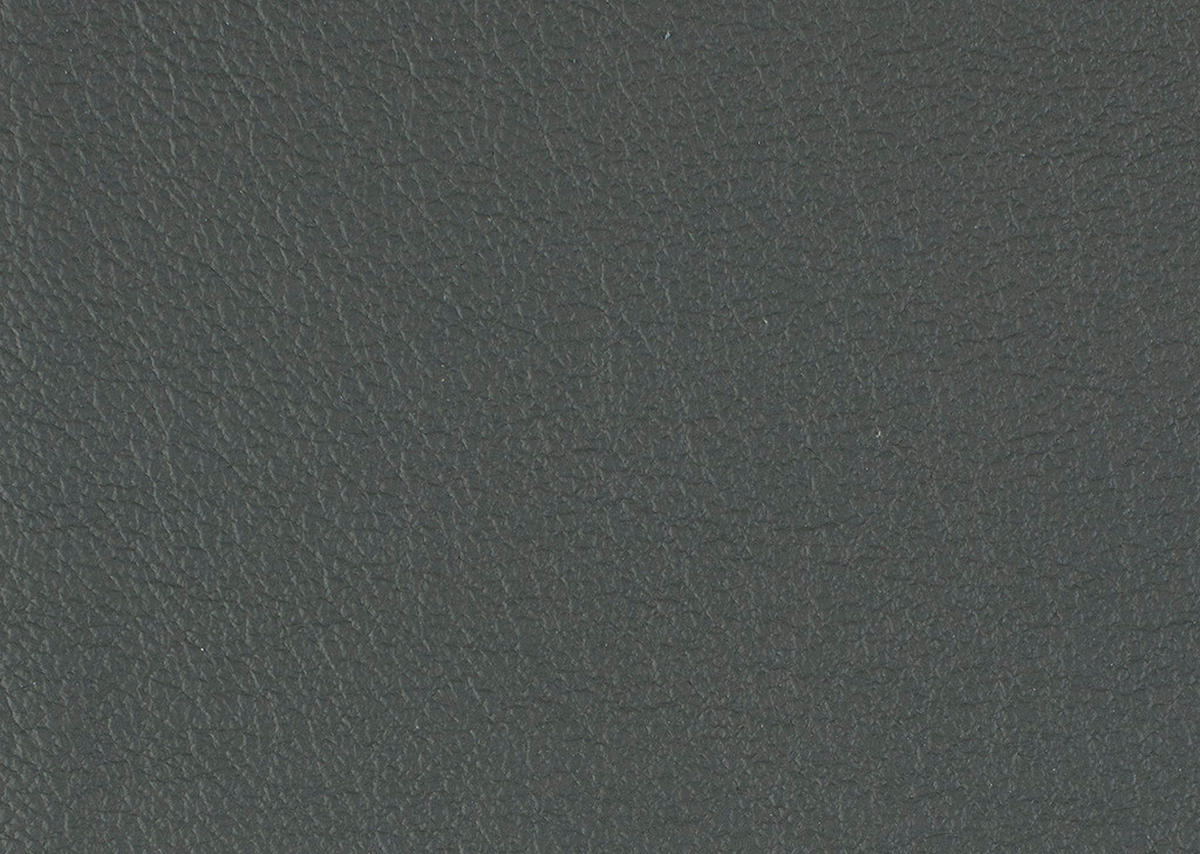 ECKSOFA in Echtleder Dunkelgrau  - Dunkelgrau/Schwarz, Design, Leder/Metall (187/295cm) - Novel