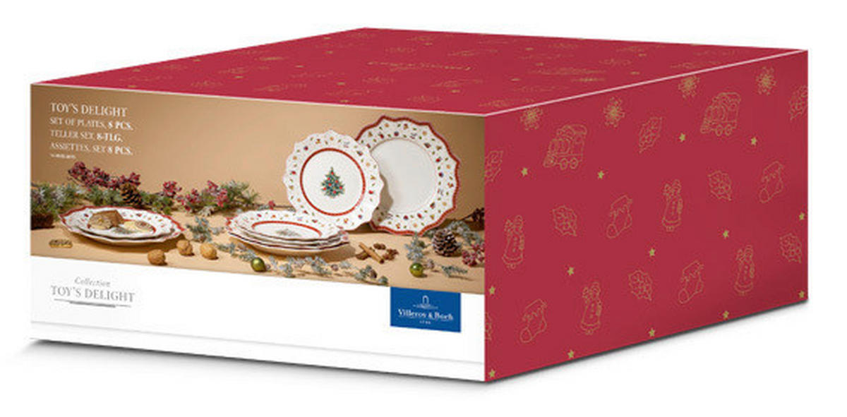SET 8/1 KROŽNIKI TOYS DELIGHT   29+14 cm       - večbarvno, Design, keramika (29+14cm) - Villeroy & Boch