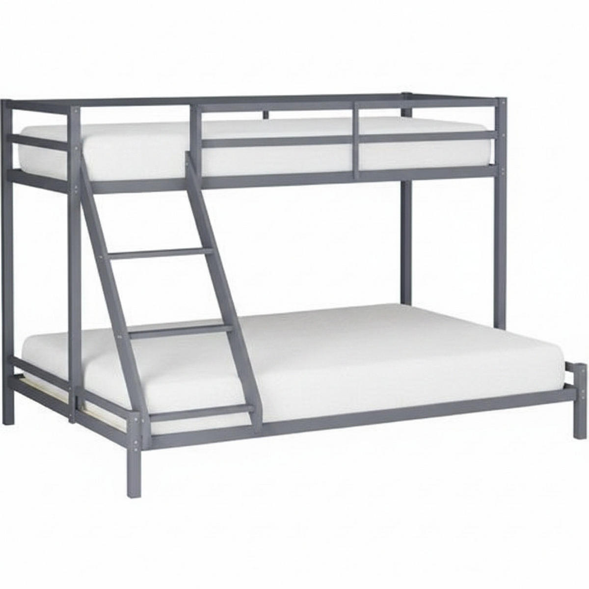 ETAGENBETT 140/200 cm Grau  - Grau, MODERN, Holz (140/200cm) - MID.YOU