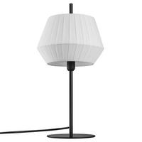 TISCHLEUCHTE DICTE 21/42,5 cm   - Schwarz/Weiß, Design, Textil/Metall (21/42,5cm) - Nordlux