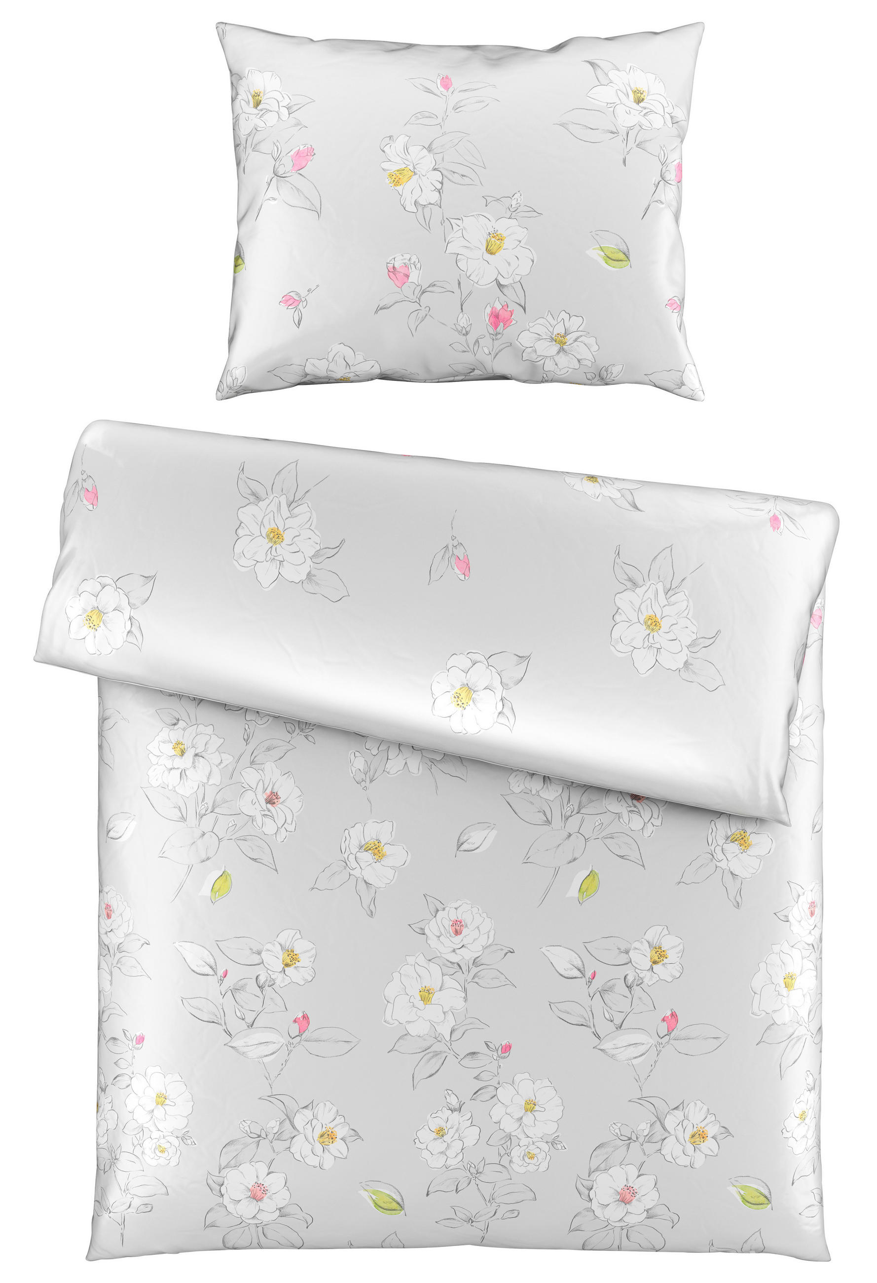 ÁGYNEMŰHUZAT-GARNITÚRA  - ezüstszínű, Konventionell, textil (140cm) - Esposa