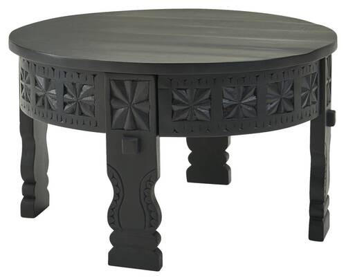 SOFFBORD i trä 60/60/36 cm  - svart, Modern, trä (60/60/36cm) - MID.YOU