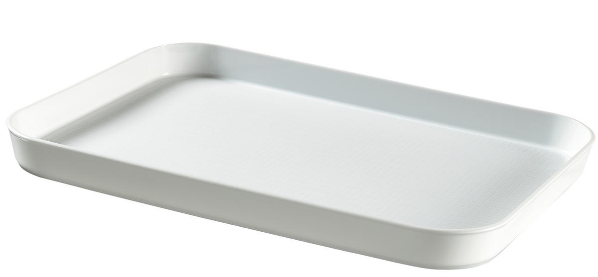 POSLUŽAVNIK   30,8/3,5/43 cm           - bijela, Konvencionalno, plastika (30,8/3,5/43cm) - Curver