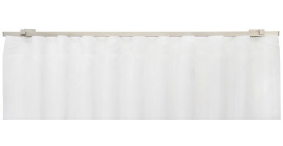 VORHANGSTANGENSET 200 cm - Edelstahlfarben, Design, Metall (200cm) - Homeware