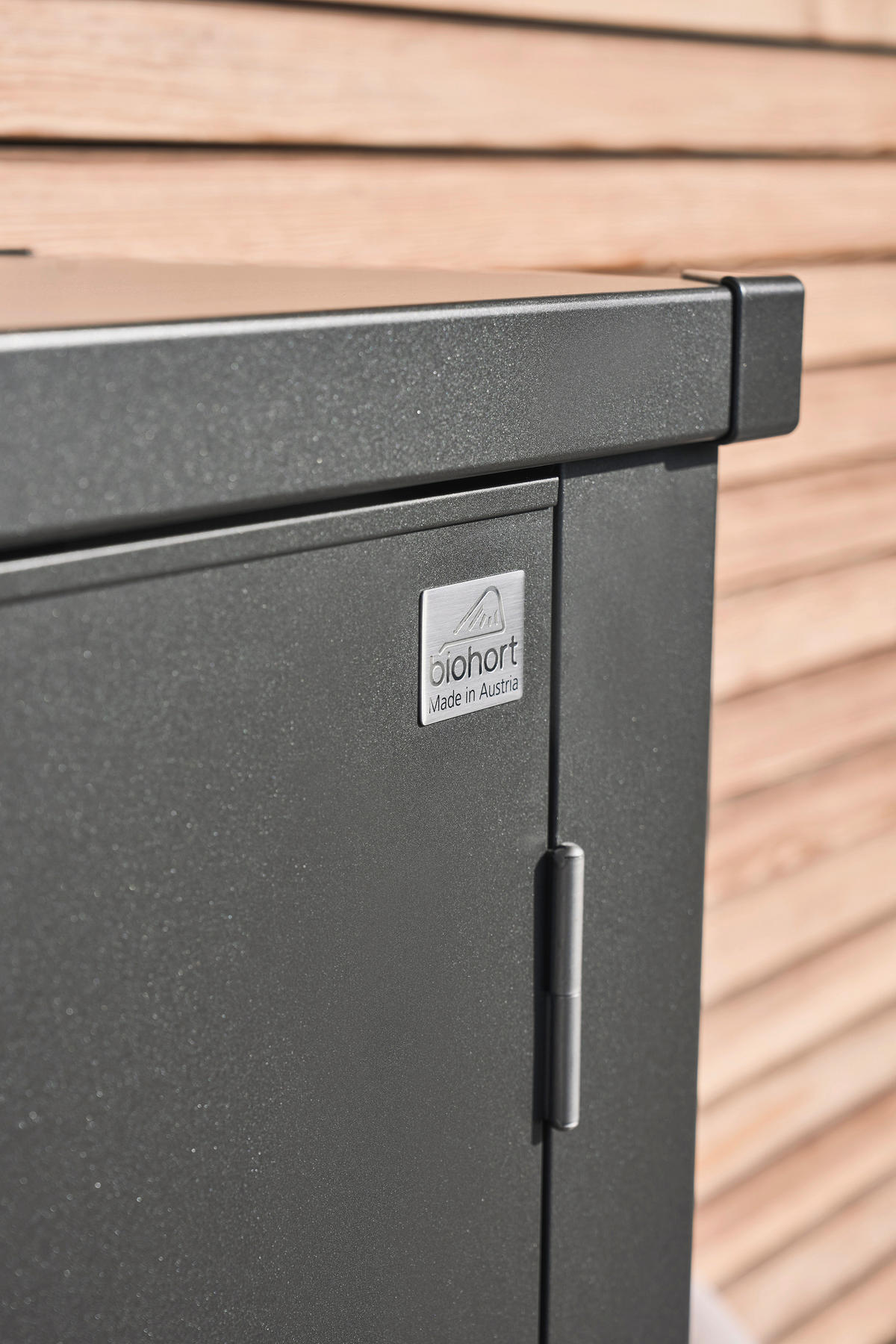 GERÄTESCHRANK 132/140/87 cm  - Dunkelgrau, Design, Metall (132/140/87cm) - Biohort