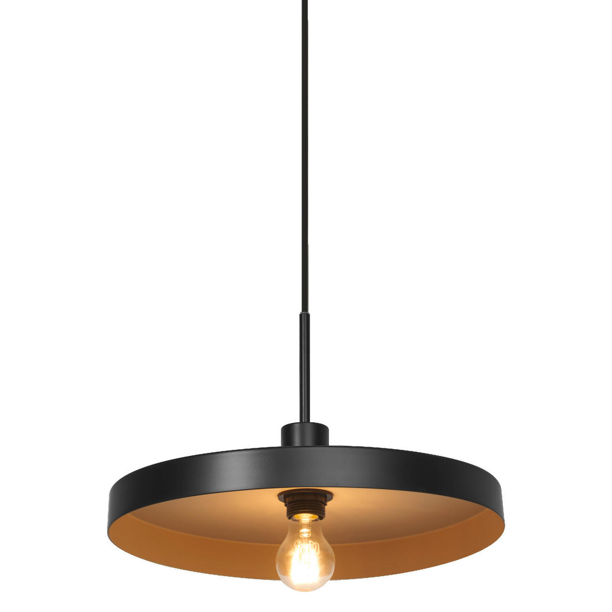 HÄNGELEUCHTE 40/127 cm  - Beige/Schwarz, Basics, Metall (40/127cm) - Ledvance