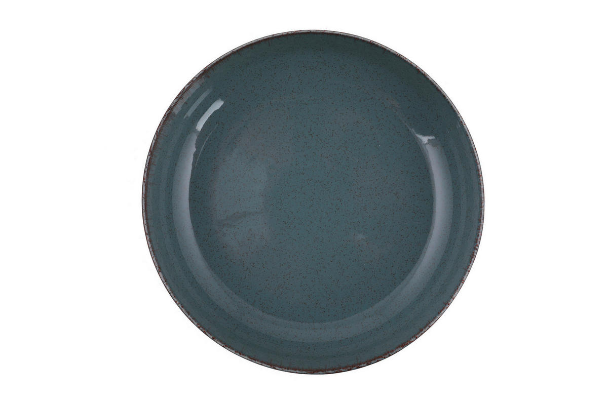KOMBISERVICE Blau 24-teilig 6 Personen  - Blau, Basics, Keramik (27/27/2,5cm) - P & B