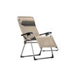 GARTEN-RELAXSESSEL Aluminium  - Taupe/Silberfarben, Design, Kunststoff/Textil (70/136/86cm) - FIAM