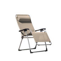 GARTEN-RELAXSESSEL 70/136/86 cm  - Taupe/Silberfarben, Design, Kunststoff/Textil (70/136/86cm) - FIAM