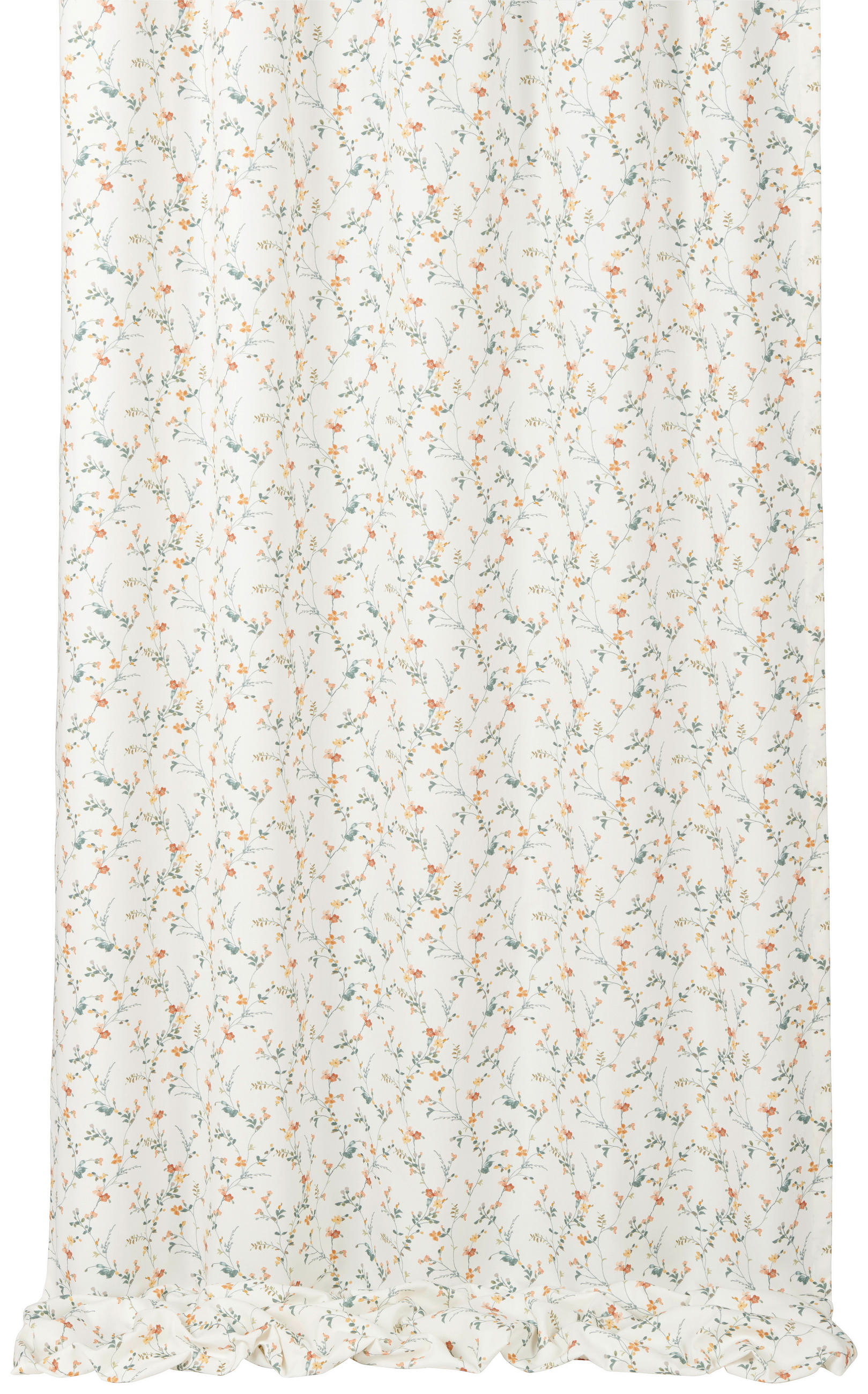 VORHANGSTOFF per lfm blickdicht  - Hellgelb/Hellgrün, ROMANTIK / LANDHAUS, Textil (140cm) - Landscape