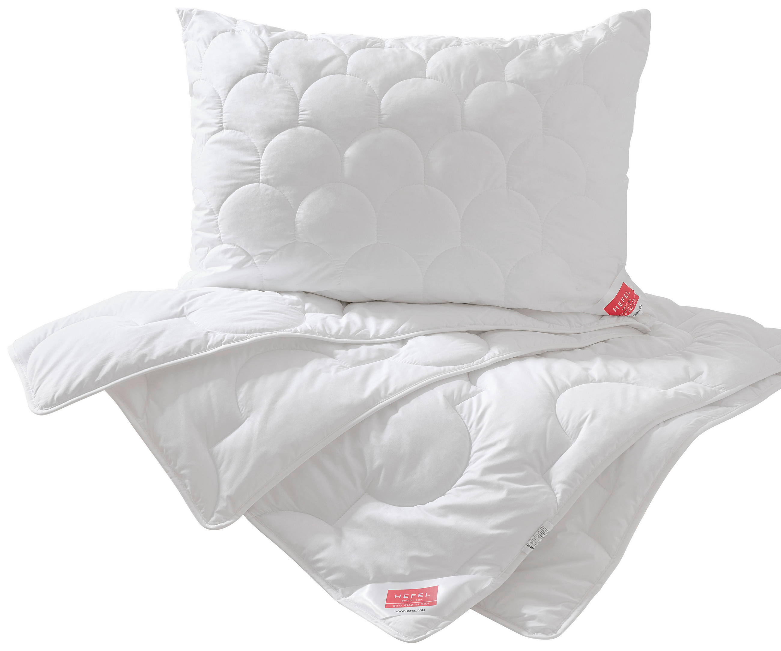 POSTELJNI SET - bela, Konvencionalno, tekstil (140/200cm) - HEFEL