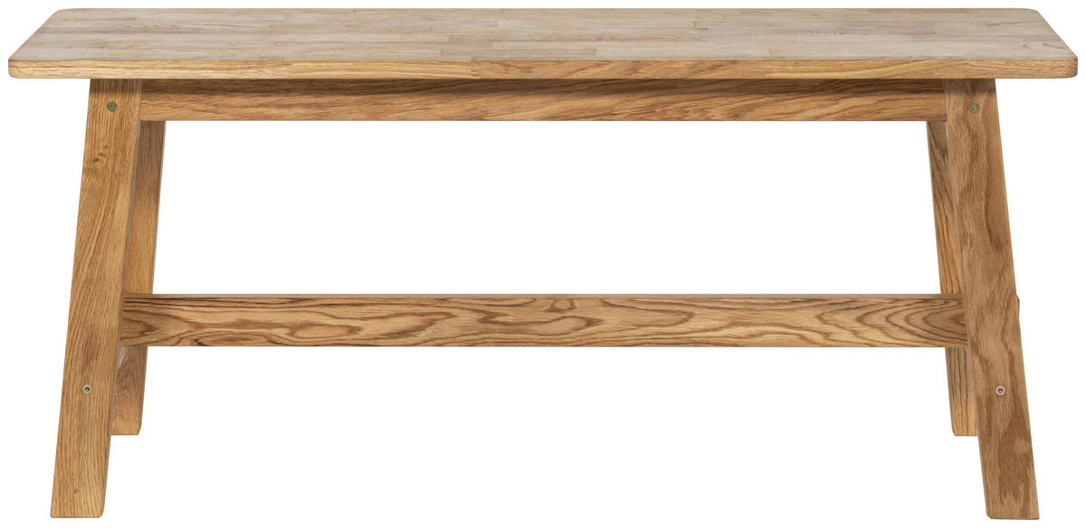 HOCKERBANK 100/45/29 cm Eichefarben Eiche massiv  - Eichefarben, Natur, Holz (100/45/29cm) - Linea Natura