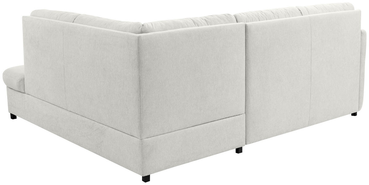 ECKSOFA Ecru  - Ecru/Greige, Basics, Holz/Textil (240/200cm) - MID.YOU