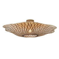 DECKENLEUCHTE Good & Mojo 87/20 cm   - Naturfarben, Basics, Naturmaterialien (87/20cm) - Good & Mojo