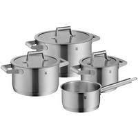 KOCHTOPFSET Comfort Line 4-teilig  - Silberfarben, Basics, Glas/Metall - WMF