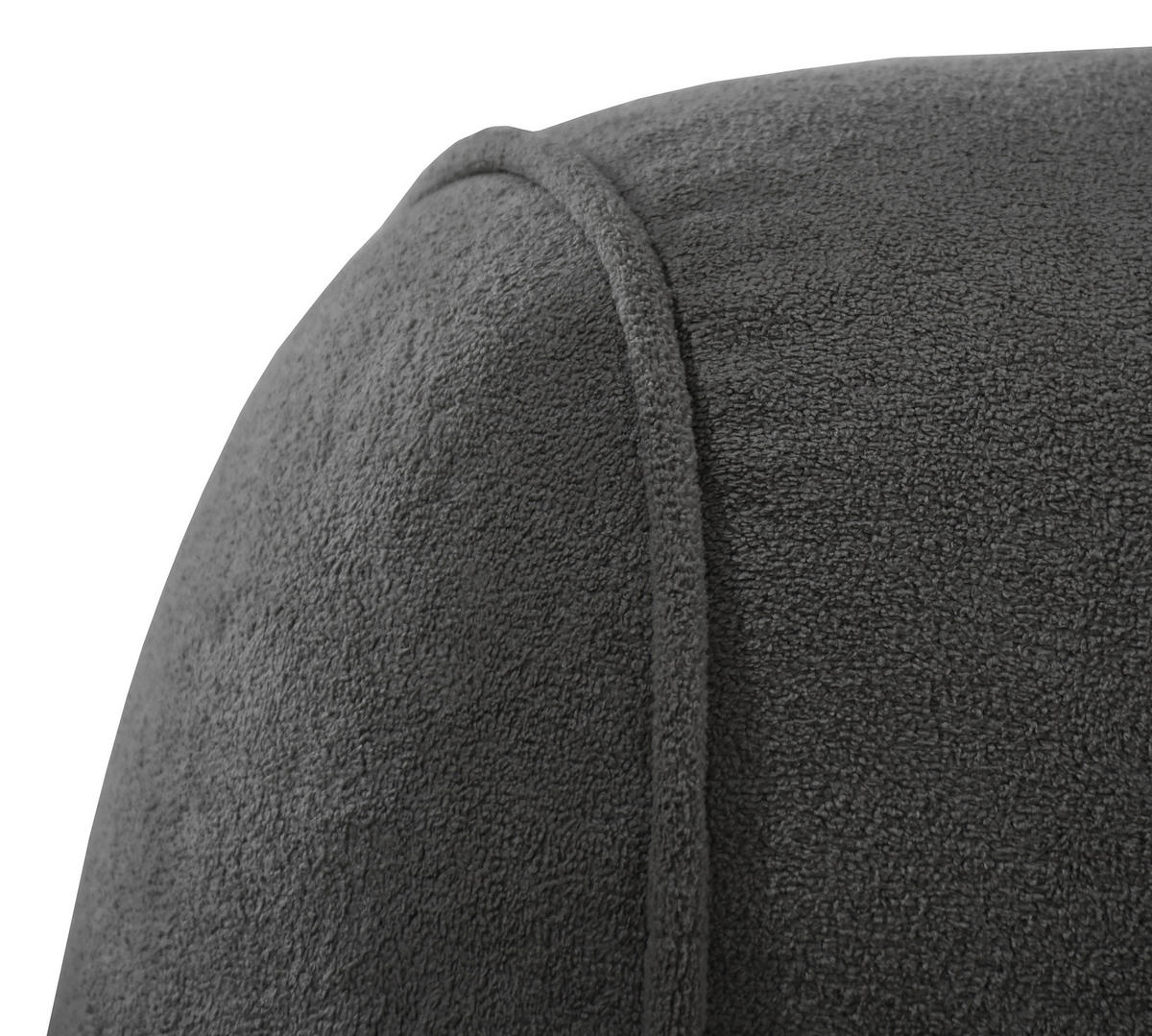 SCHLAFSOFA Jacquard Dunkelgrau  inkl. Rückenkissen, Bettkasten, Schlaffunktion, Rücken echt, Liegefläche im Originalstoff  - Dunkelgrau/Schwarz, KONVENTIONELL, Kunststoff/Textil (257/96/110cm) - Milino