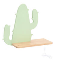 DJEČJA ZIDNA SVJETILJKA Cactus 2  - zelena, Basics, drvni materijal/drvo (33/12/29.5cm)