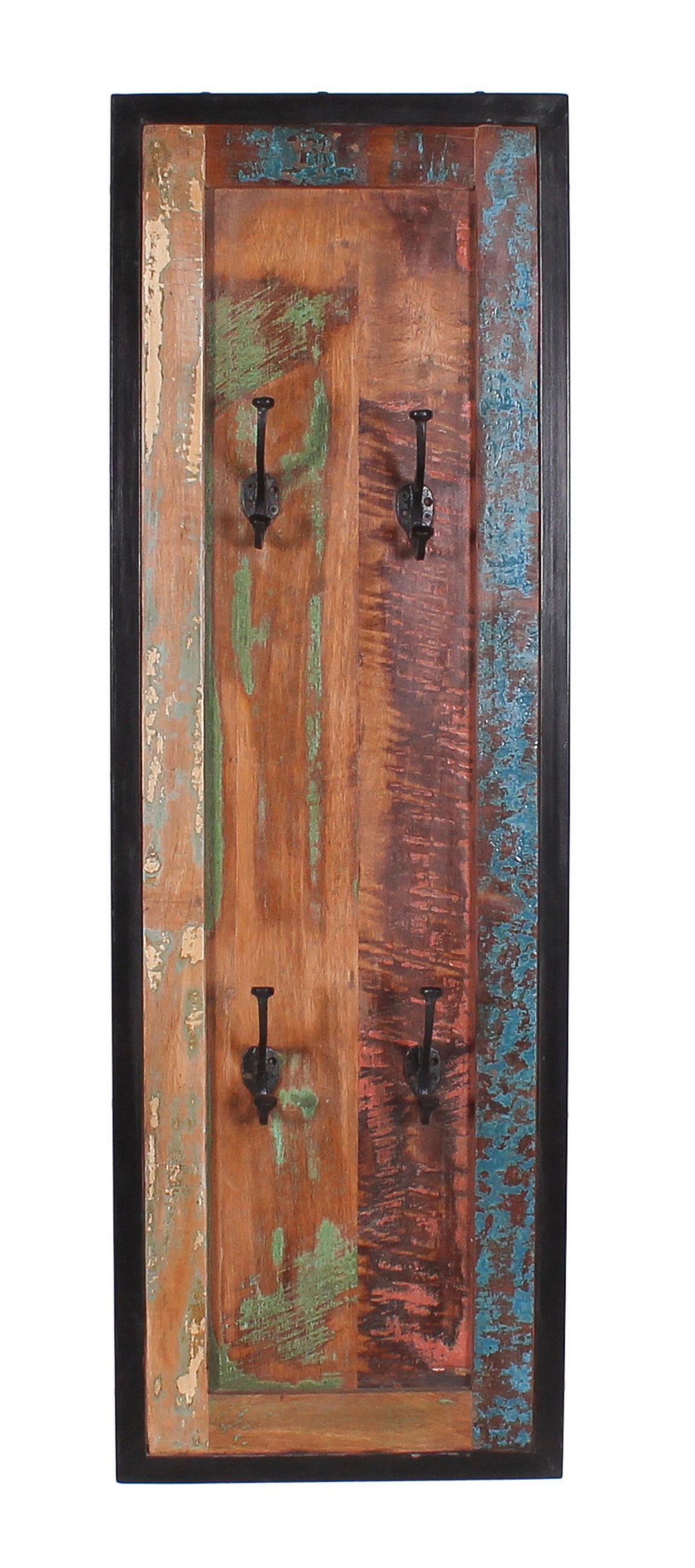 GARDEROBENPANEEL  in 35/110/8 cm  - Multicolor/Schwarz, Design, Holz/Metall (35/110/8cm) - MID.YOU